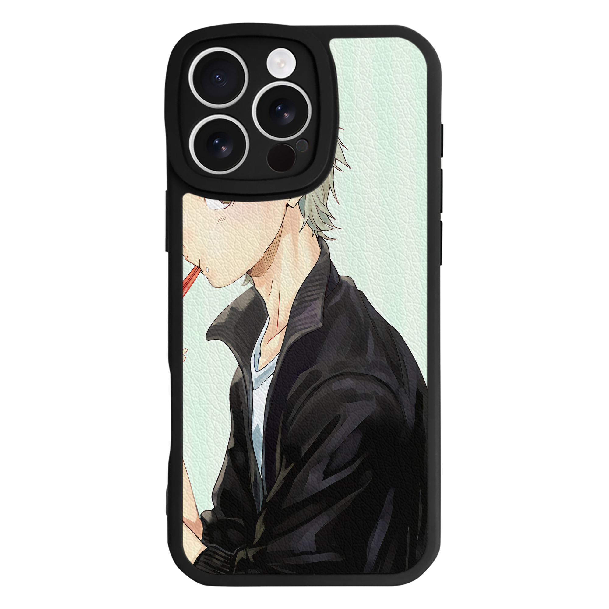 （画像用） ハイキュー!! Haikyu!! 【iPhone 16シリーズ対応】シリコンスマホケース（レザー調） 材質：シリコン